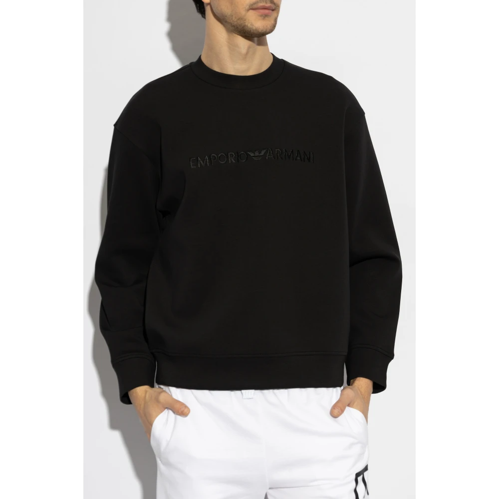 Emporio Armani Sweatshirt uit de collectie Black Heren