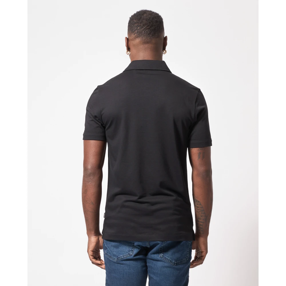 Hugo Boss Klassiek Zwart Poloshirt Black Heren