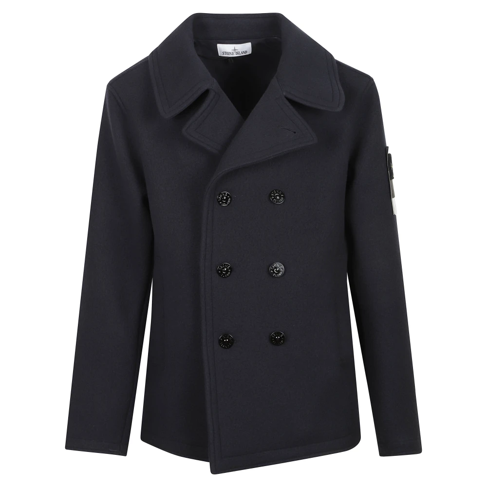 Stone Island , Herren, Mäntel, Blau, Xl
