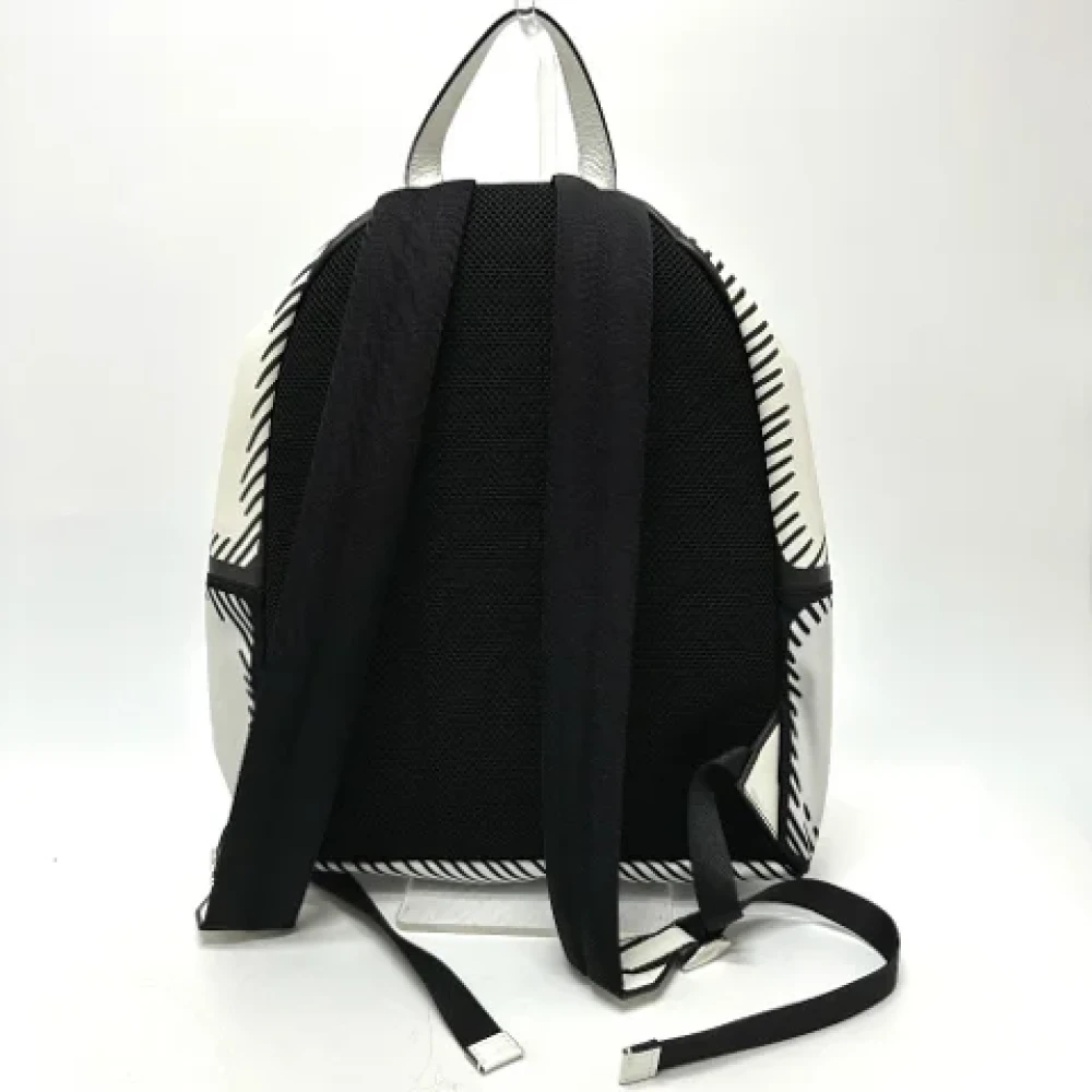 Fendi Vintage Pre-owned Canvas fendi-bags White Heren