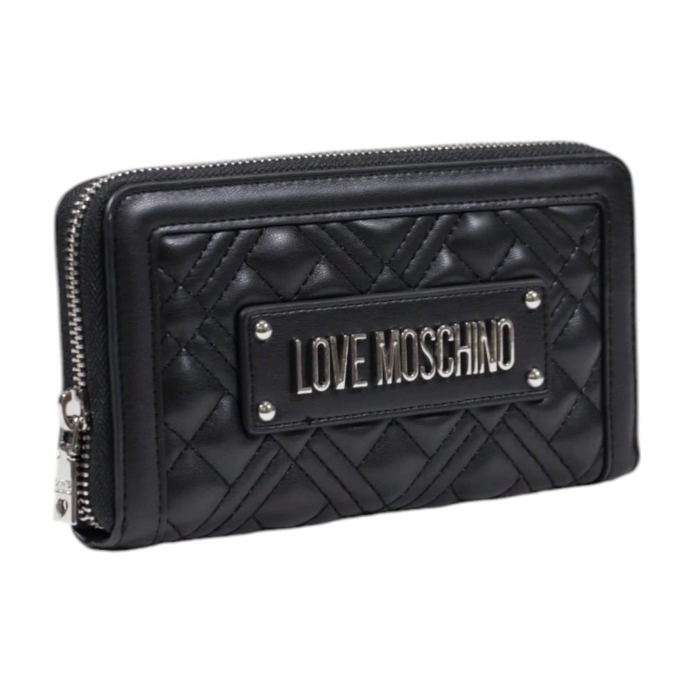 Love Moschino Stijlvolle Damesportemonnee Lente Zomer Collectie Black Dames
