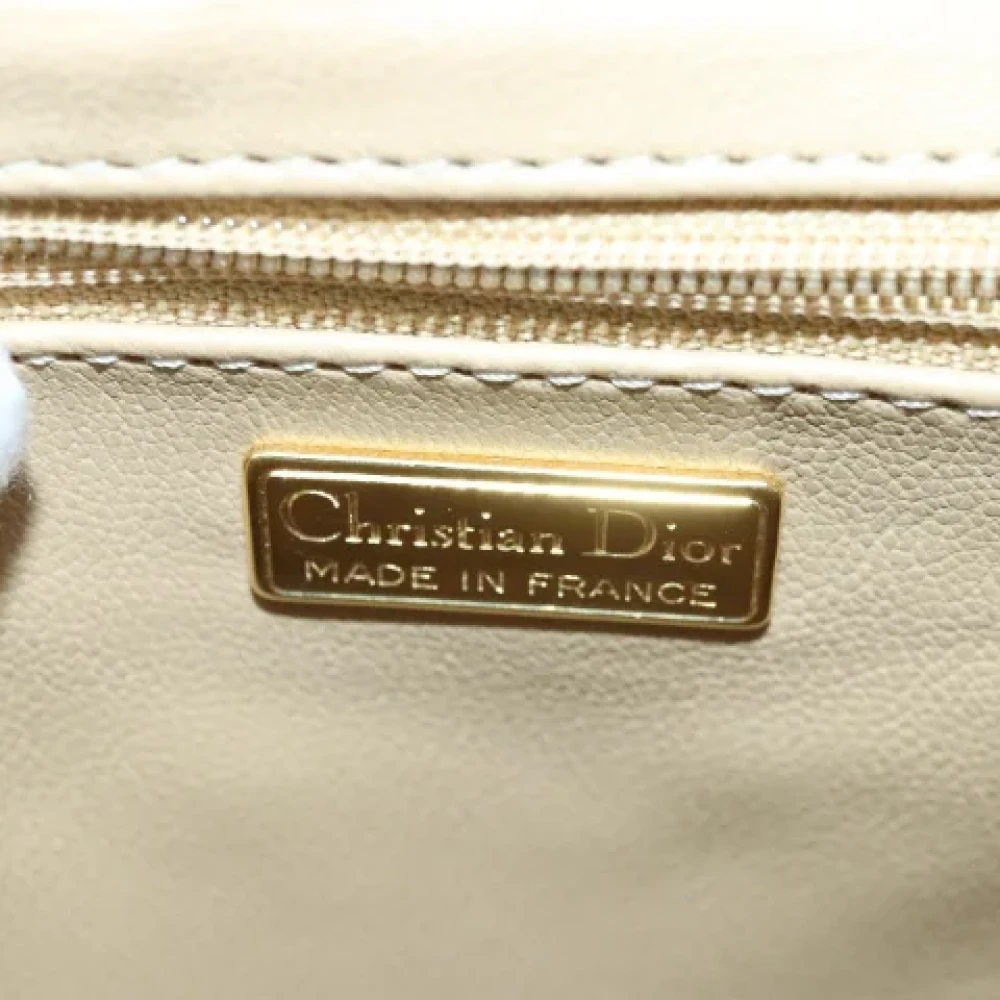 Dior Vintage Pre-owned Leather dior-bags Brown Dames