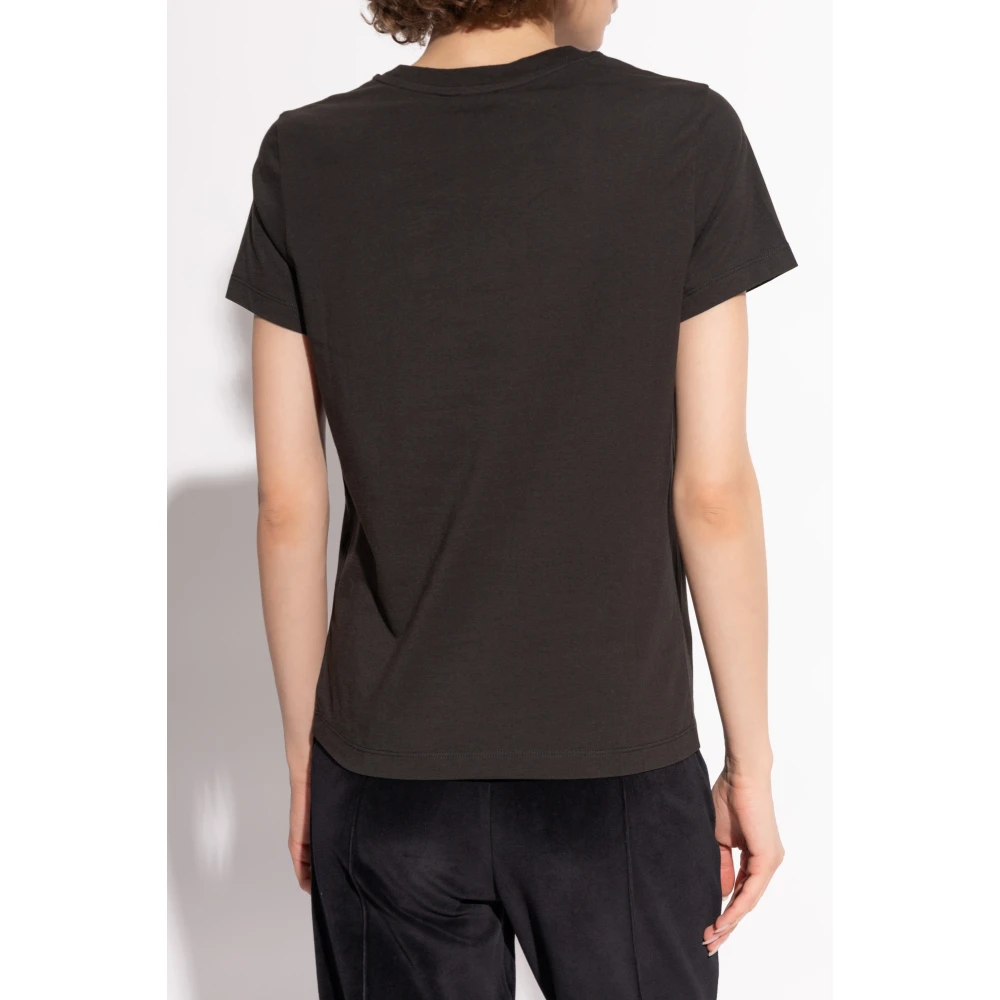 Kenzo T-shirt met bedrukt logo Black Dames