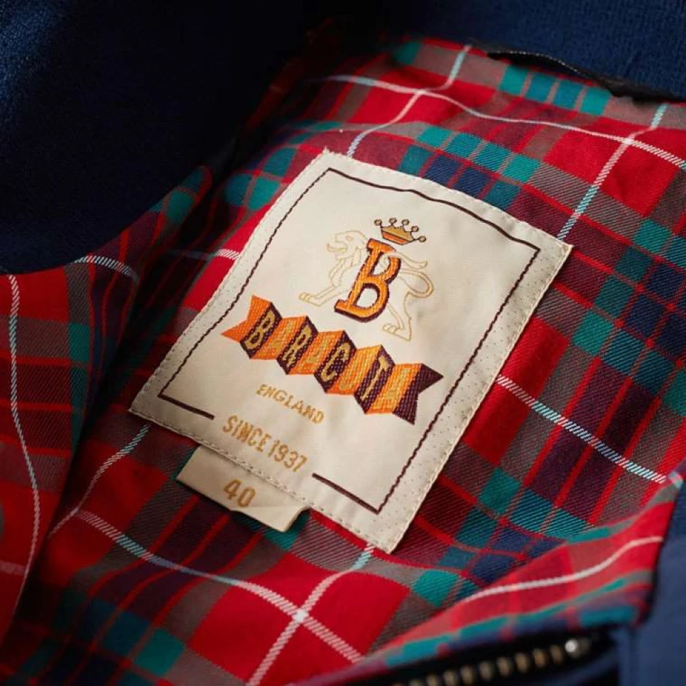 Baracuta G9 Harrington Jacket Blue Heren