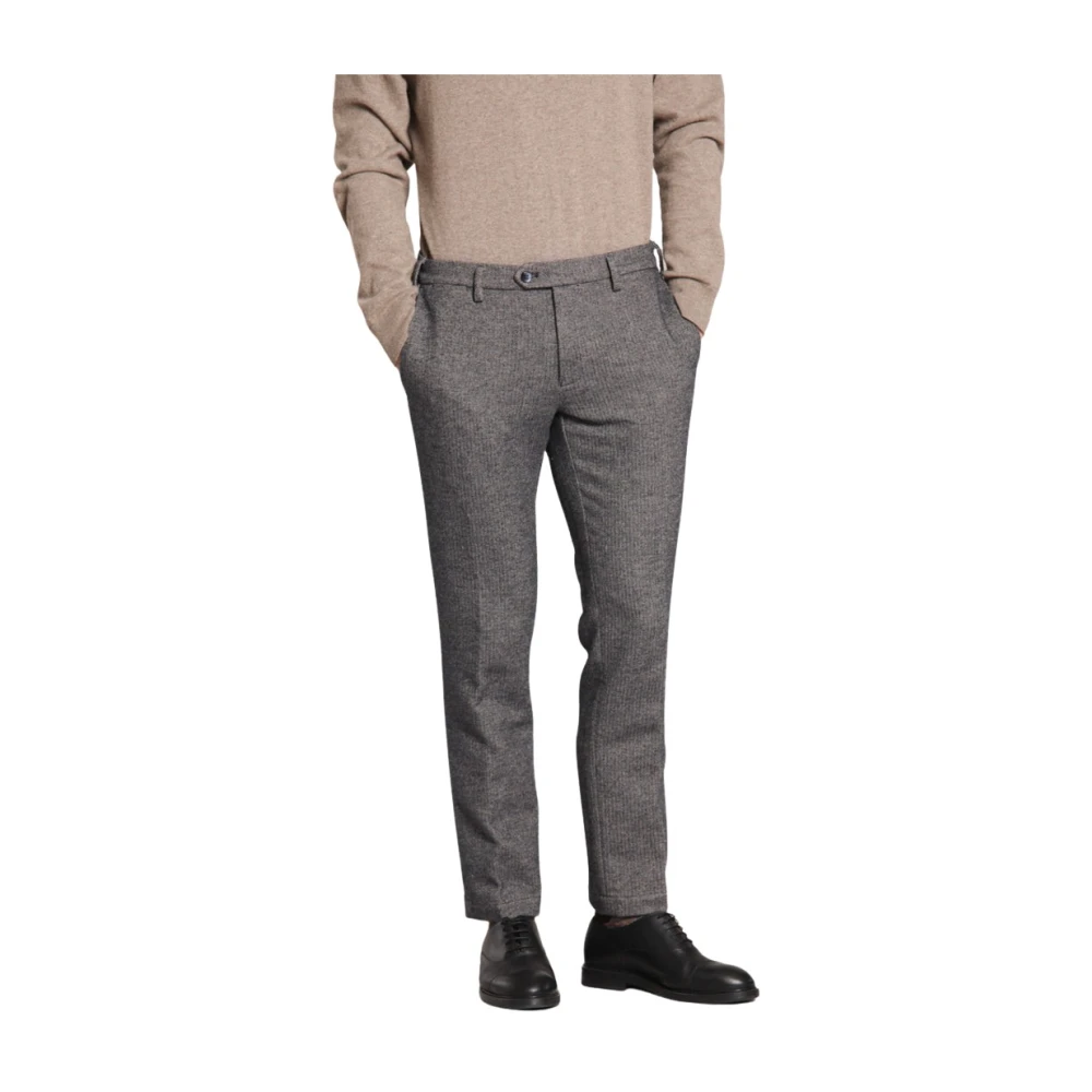 Mason's Uomo Grigio Pantaloni, M, New,