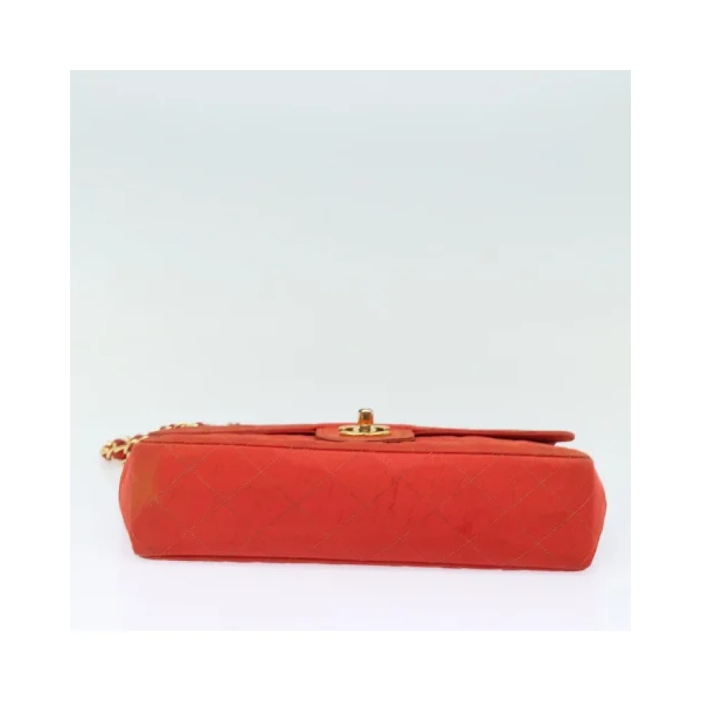 Chanel Vintage Pre-owned Nylon chanel-bags Orange Dames