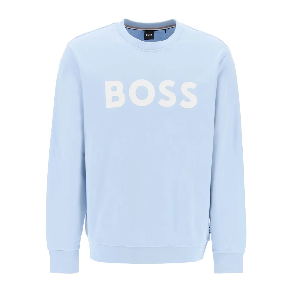 Boss Sweatshirts Blue Heren