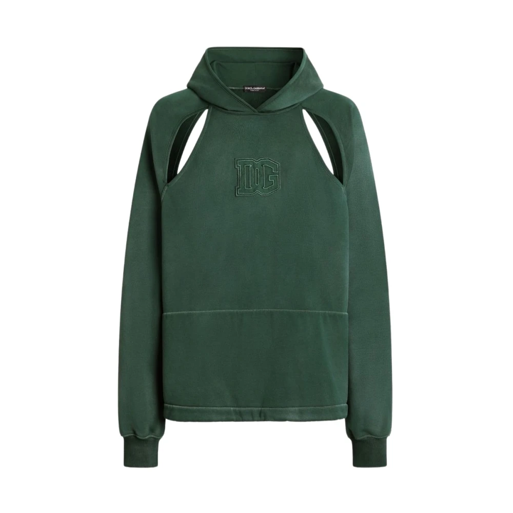 Dolce & Gabbana Men's Green Hoodies, M, Jumpers