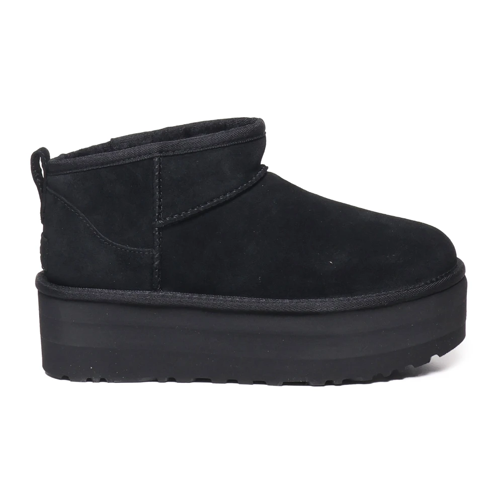 Black Suede Boots with Wool Lining - UGG - Modalova