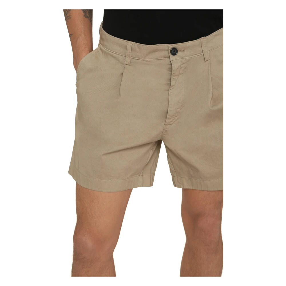 Department Five Katoenen Bermuda Shorts met zakken Beige Heren