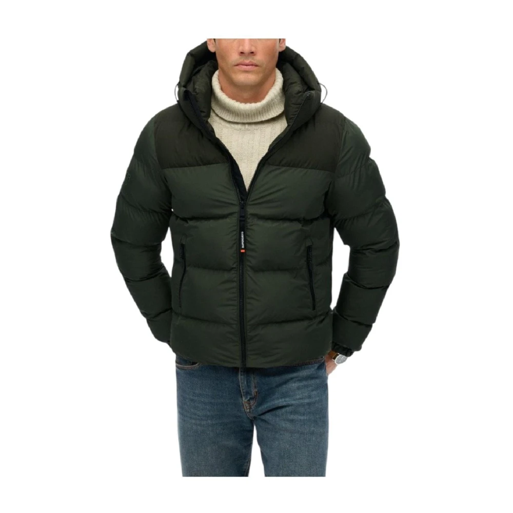 Superdry Herren Grün Daunenjacke - Bild 2