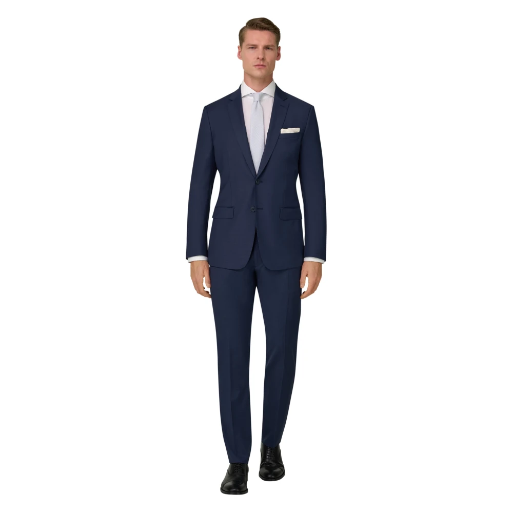 Boggi Milano Herren Blau Anzüge, Sgröße: