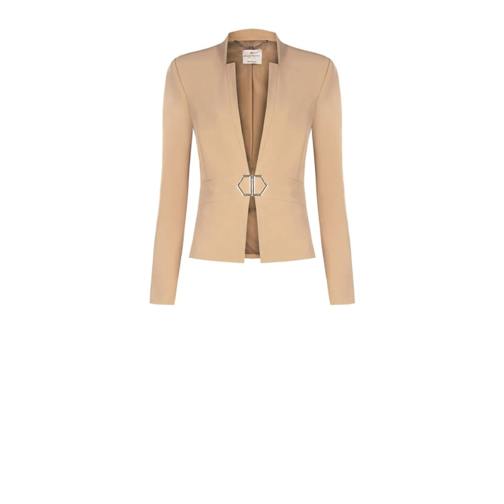 RINASCIMENTO Op maat gemaakte technische jas met gesp Beige Dames
