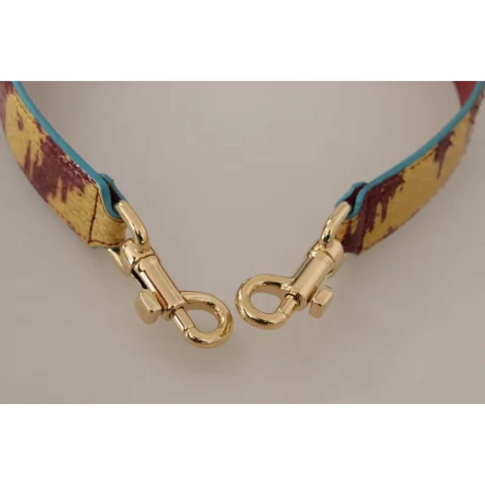 Dolce & Gabbana Pre-owned Leather home-office Multicolor Dames