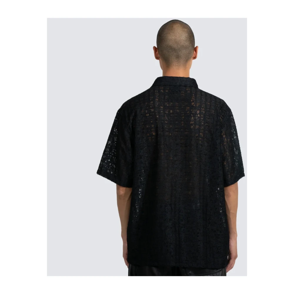 Pleasures Kanten Knoop Omlaag Shirt Black Heren