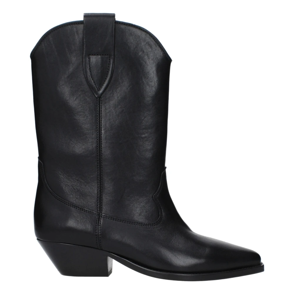 Isabel Marant Women's Black Leather Ankle Boots