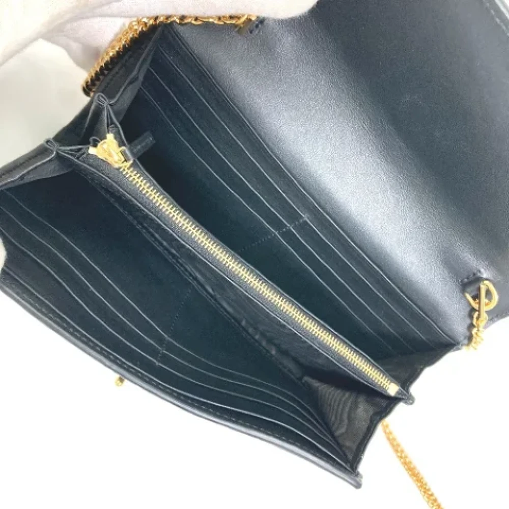 Gucci Vintage Pre-owned Leather wallets Black Dames