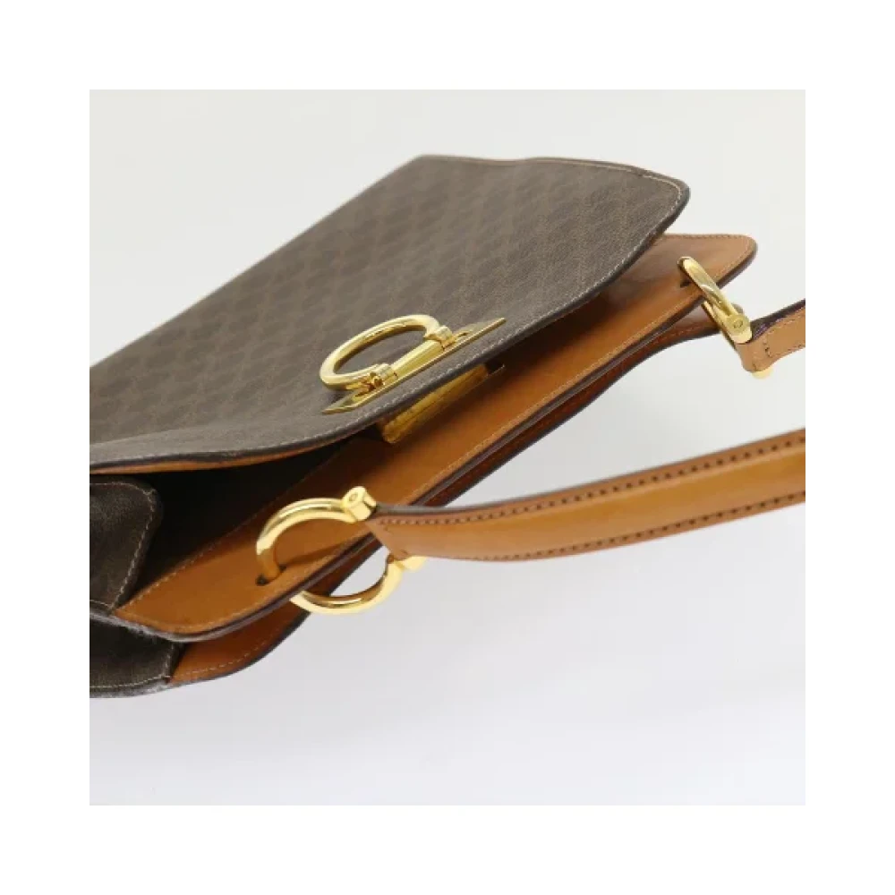 Celine Vintage Pre-owned Leather handbags Brown Dames