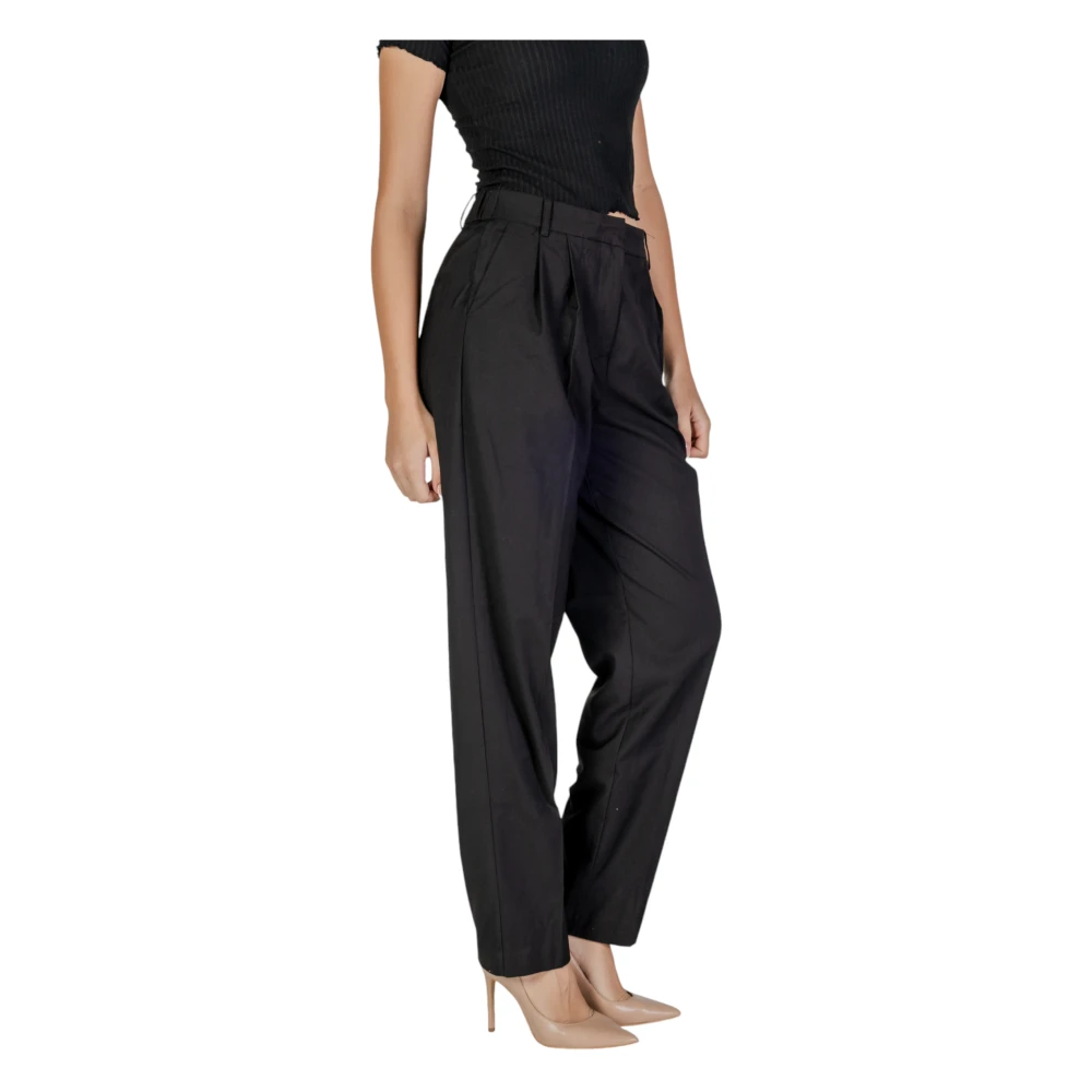 Vila Herfst Winter Damesbroeken Collectie Black Dames