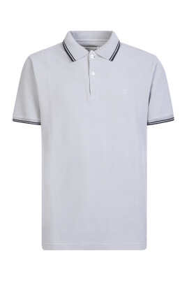 grey-striped-t-shirt-polo-style