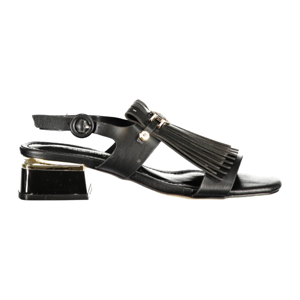 Laura Biagiotti Damen Schwarz Schuhe, K, 39 Eugröße: