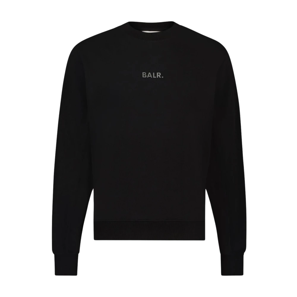 Balr. Stijlvolle Fleece Trui Black Heren Kledingwinkel