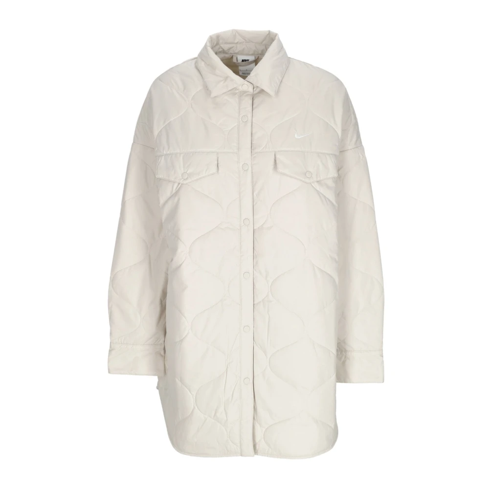 Nike Gewatteerde Trench Jas Dames Essentials White Dames