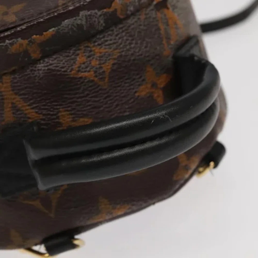 Louis Vuitton Vintage Pre-owned Canvas backpacks Brown Dames