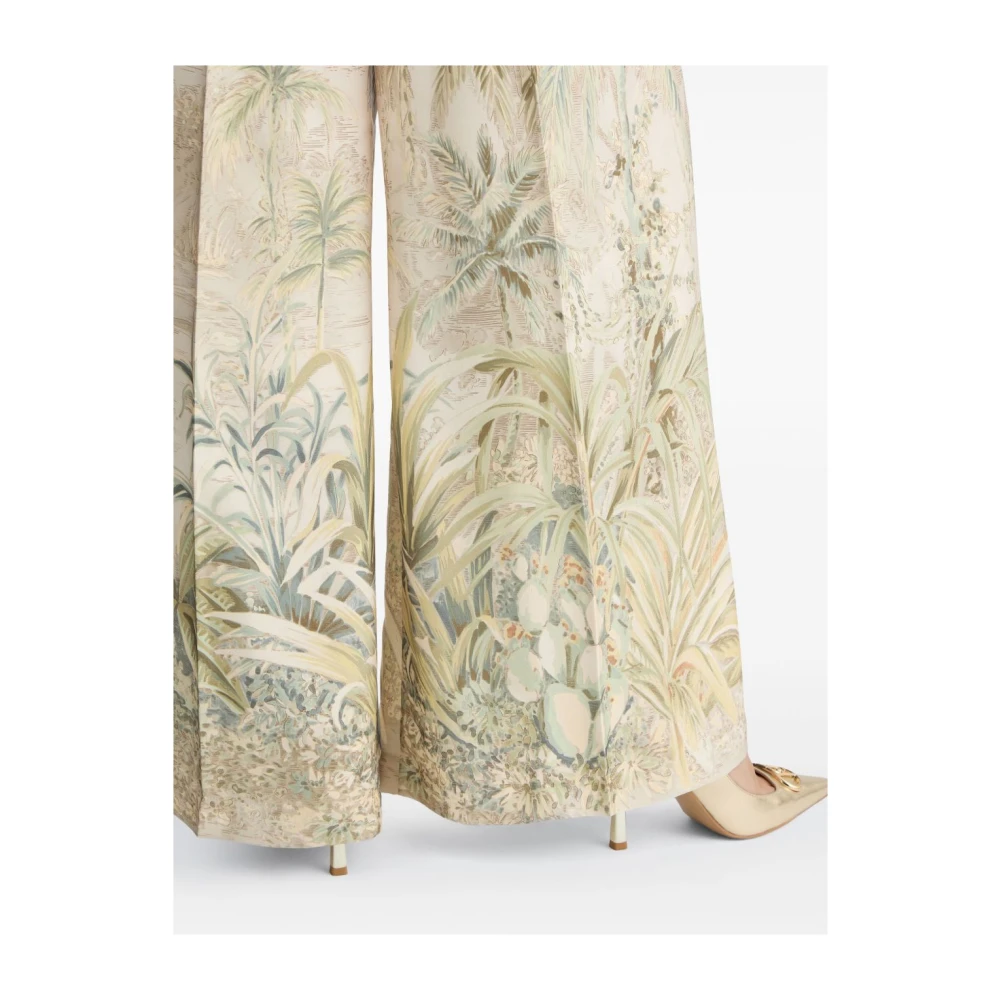 Liu Jo Groene broek voor vrouwen Multicolor Dames