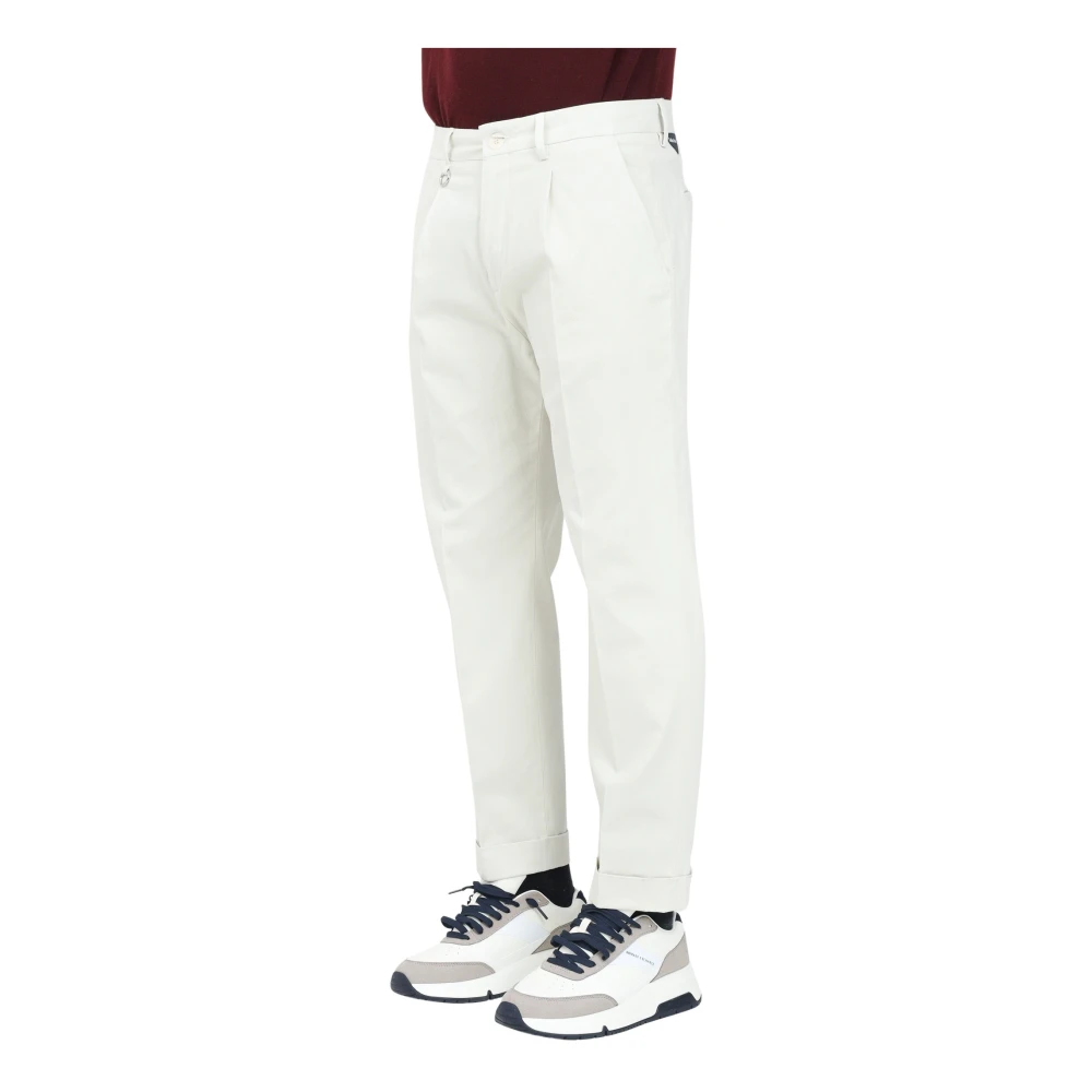 Golden Craft Witte casual herenbroek White Heren