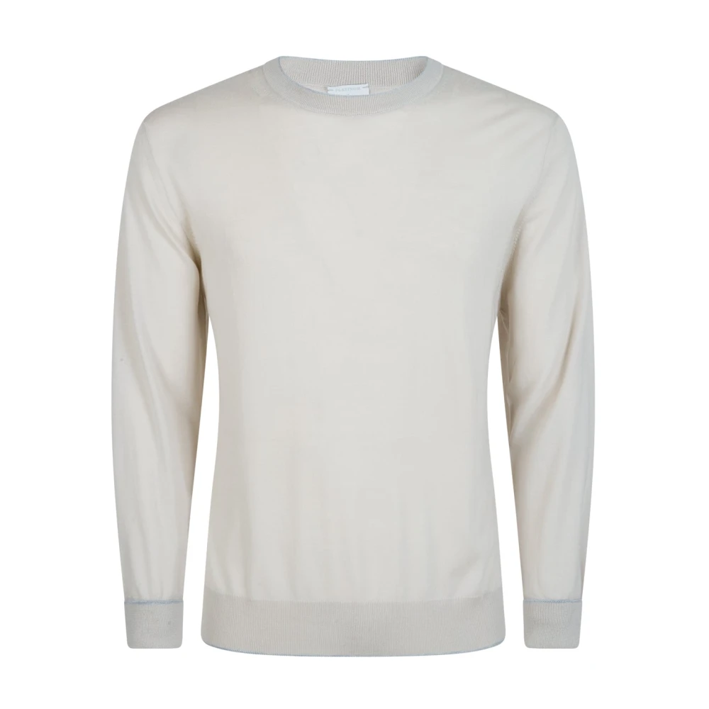 Eleventy Mannelijk Beige Truien & Vesten Heren, L, Wol, Maglia Girocollo