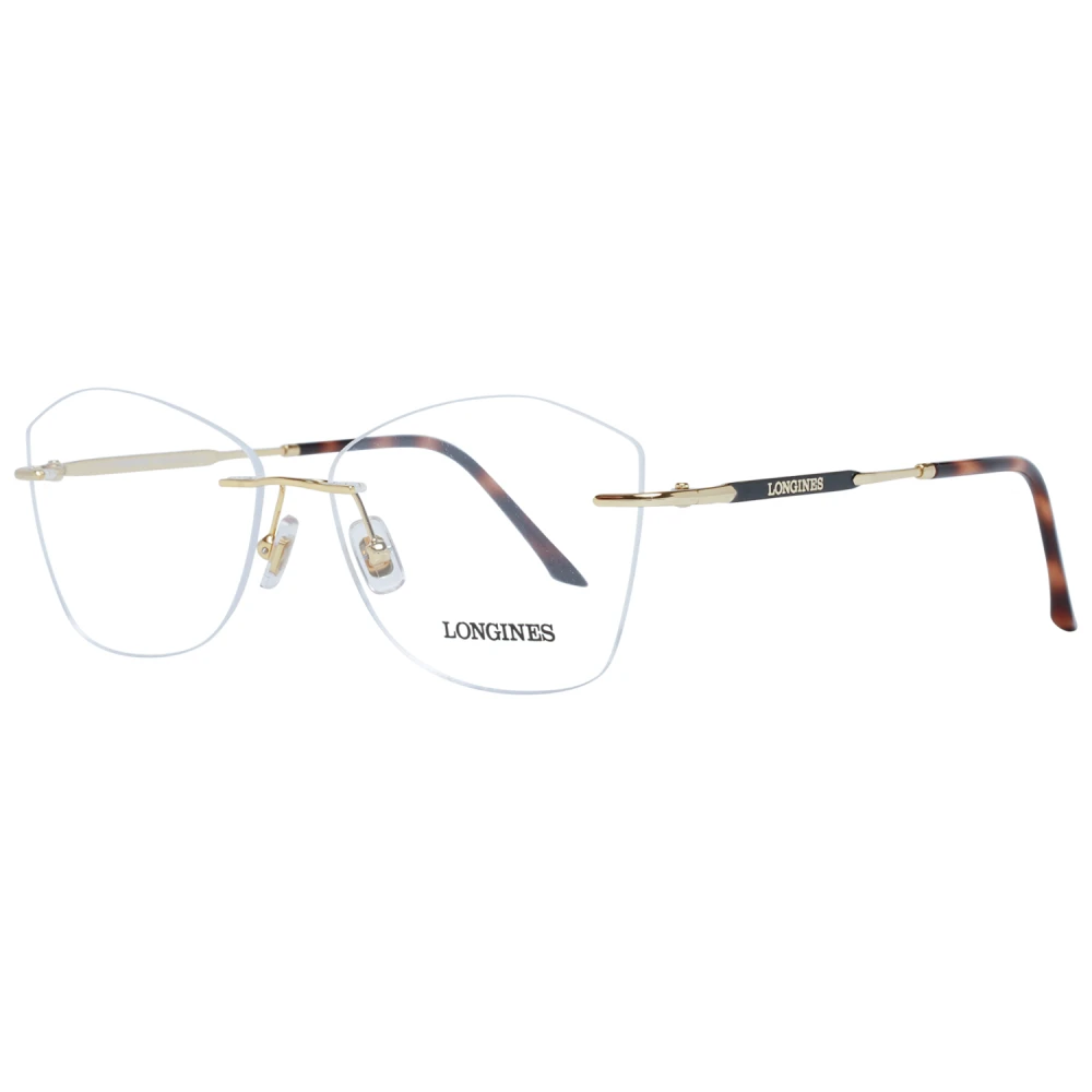 Longines Gouden Vrouwen Butterfly Optische Frames Yellow Dames