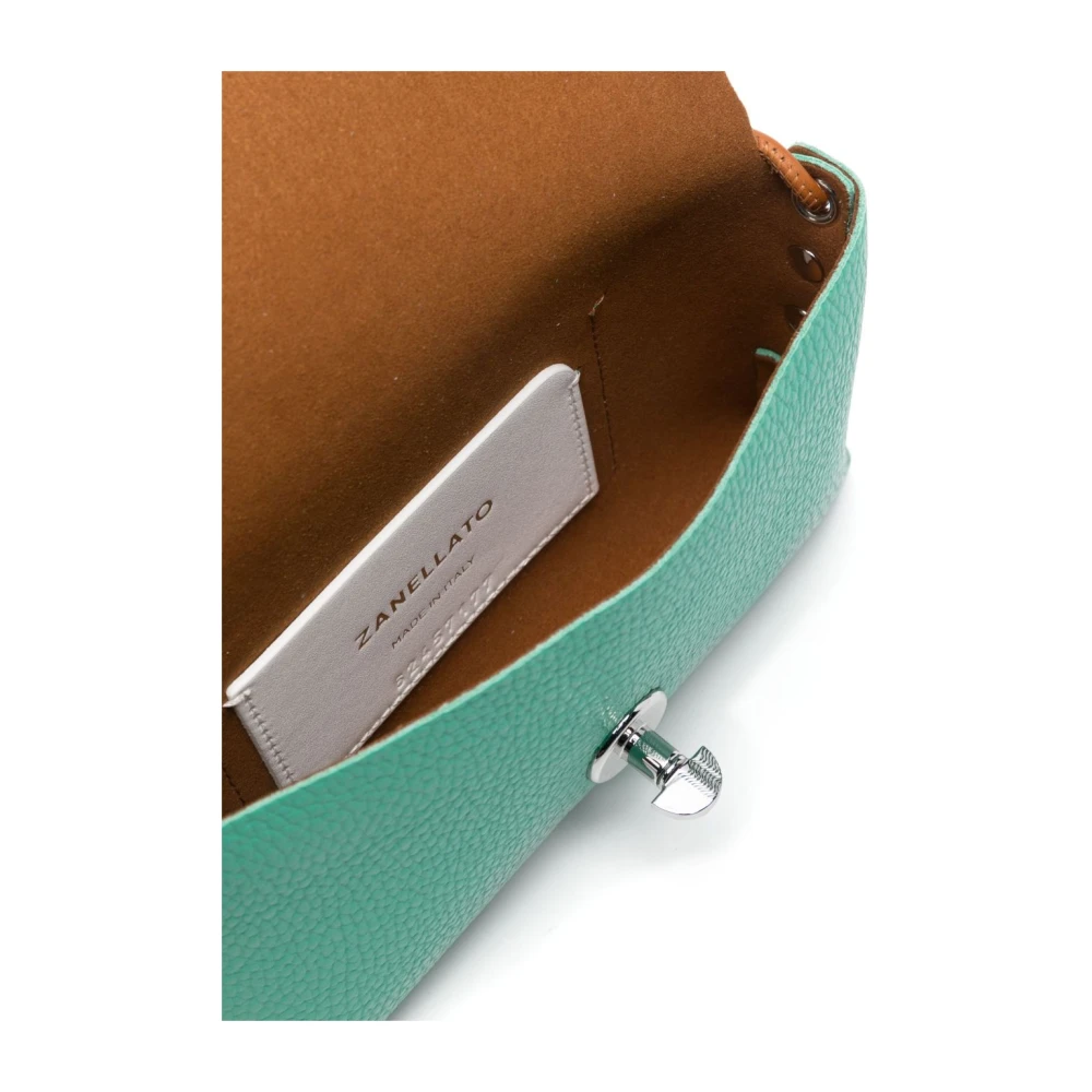 Zanellato Turquoise Clutch Elegantie Speciale Gelegenheden Green Dames