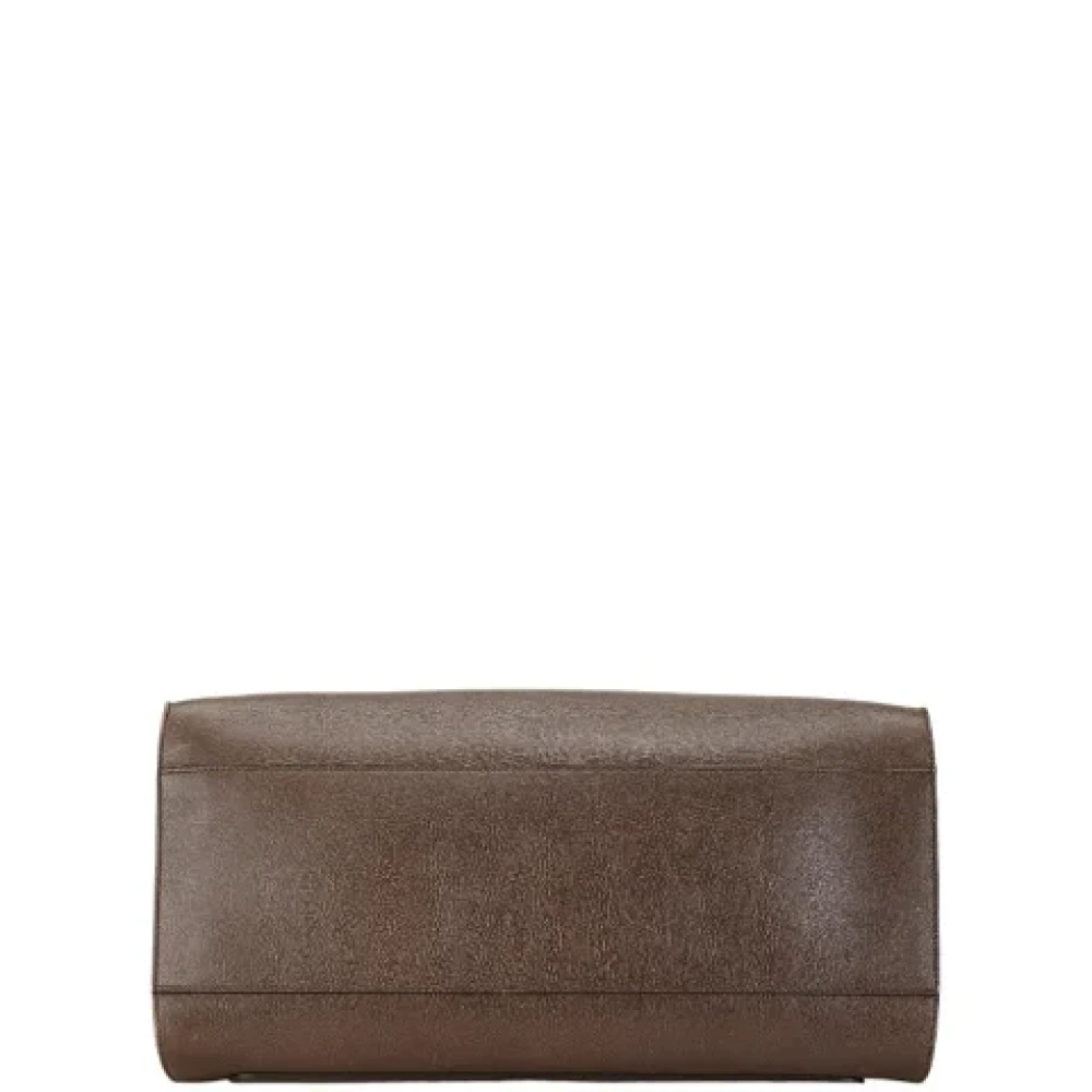 Gucci Vintage Pre-owned Leather shoulder-bags Brown Dames