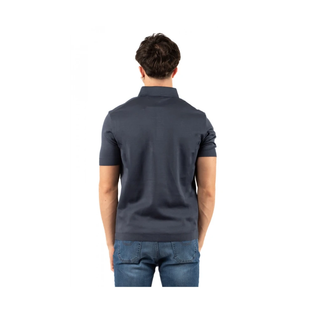 Herno Stijlvolle Polo Shirt Blue Heren