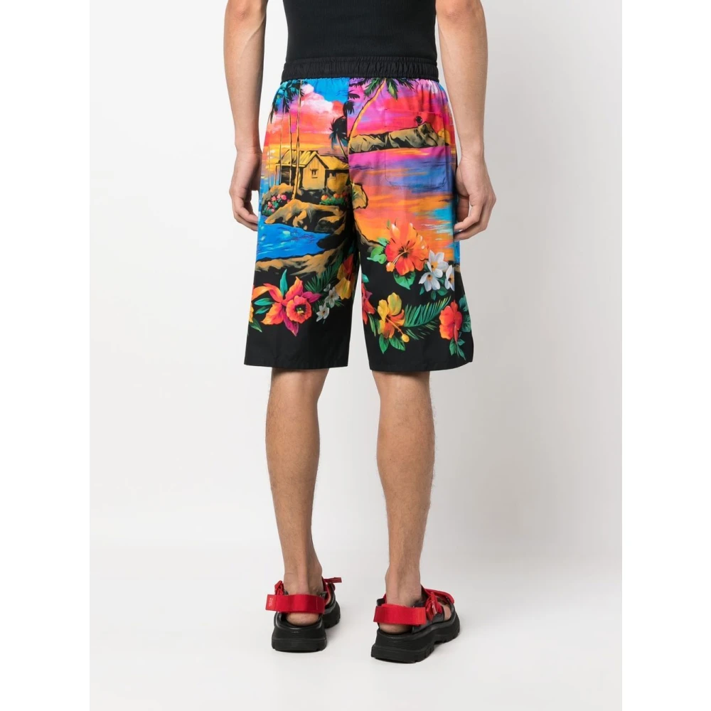 Dolce & Gabbana Long Shorts Multicolor Heren