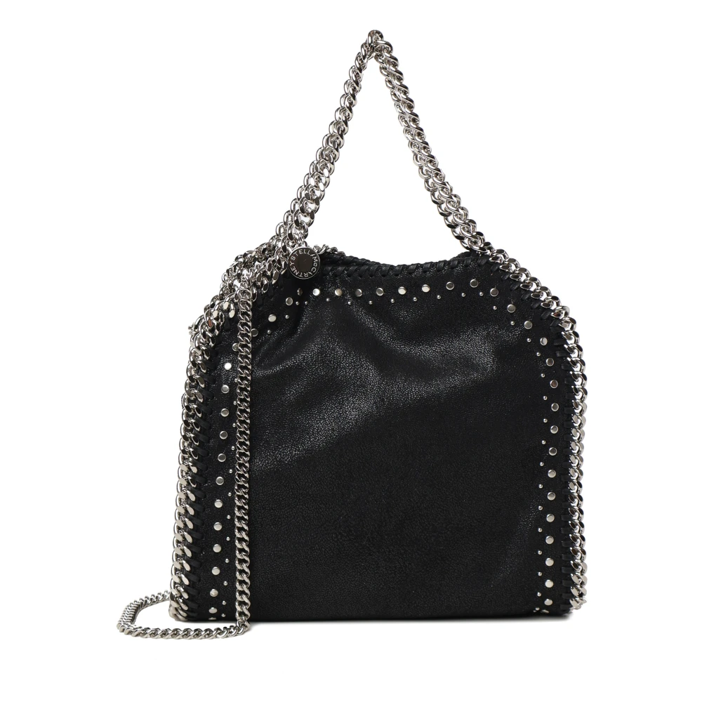 Stella Mccartney Zwarte Diamanten Ketting Schoudertas Black Dames