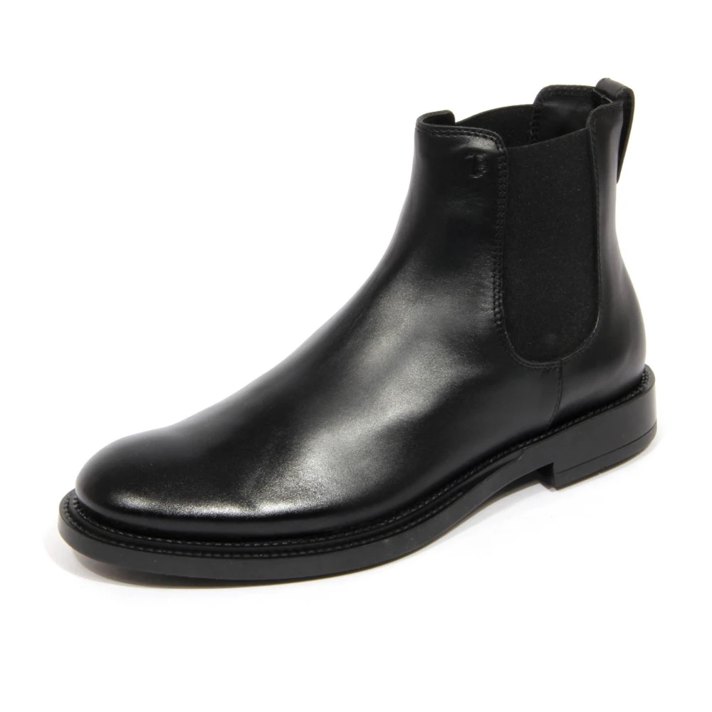 Tod's Men's Black Chelsea Boots, 6 Uk, Stivaletto El. For Gomma 62C