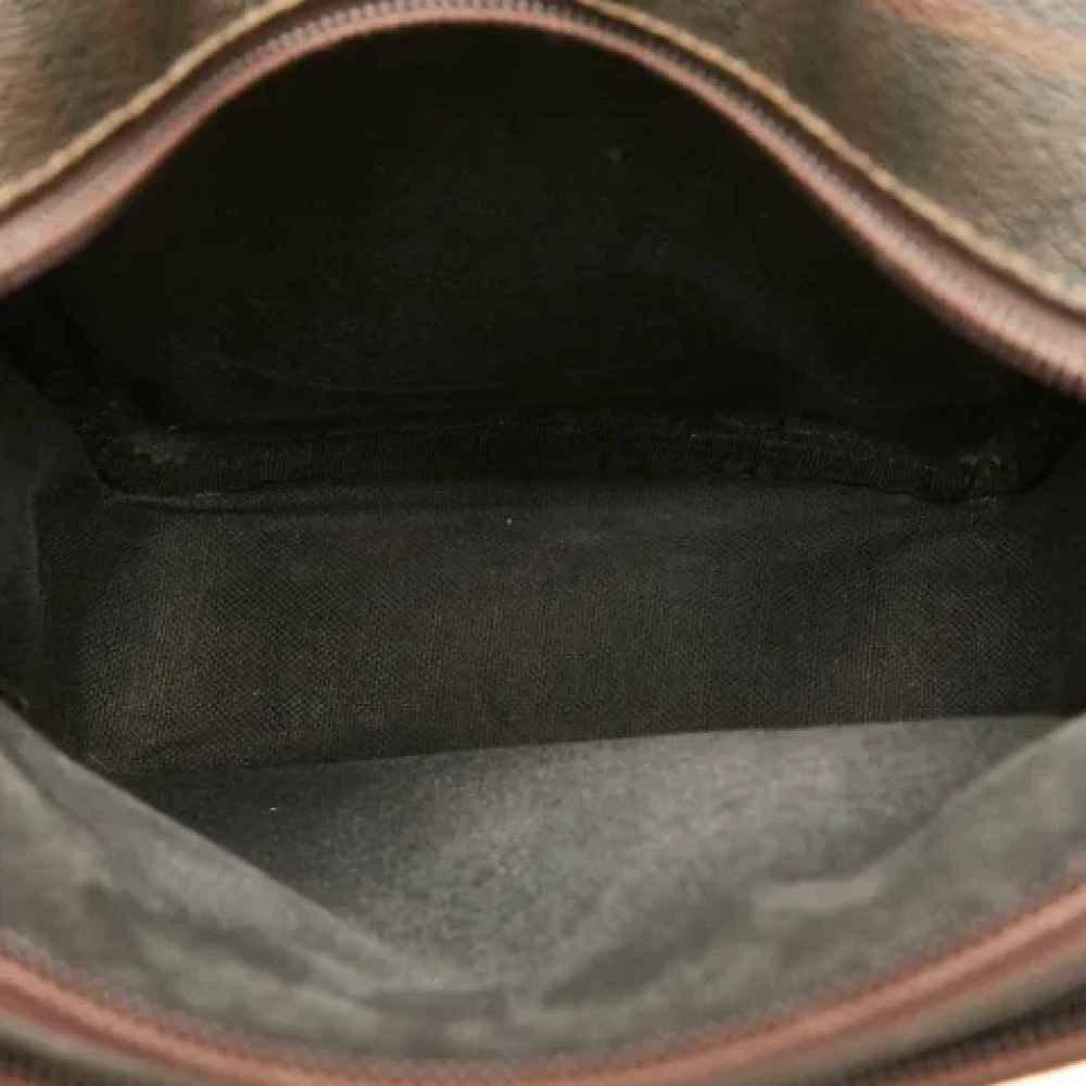 Burberry Vintage Pre-owned Leather shoulder-bags Brown Dames