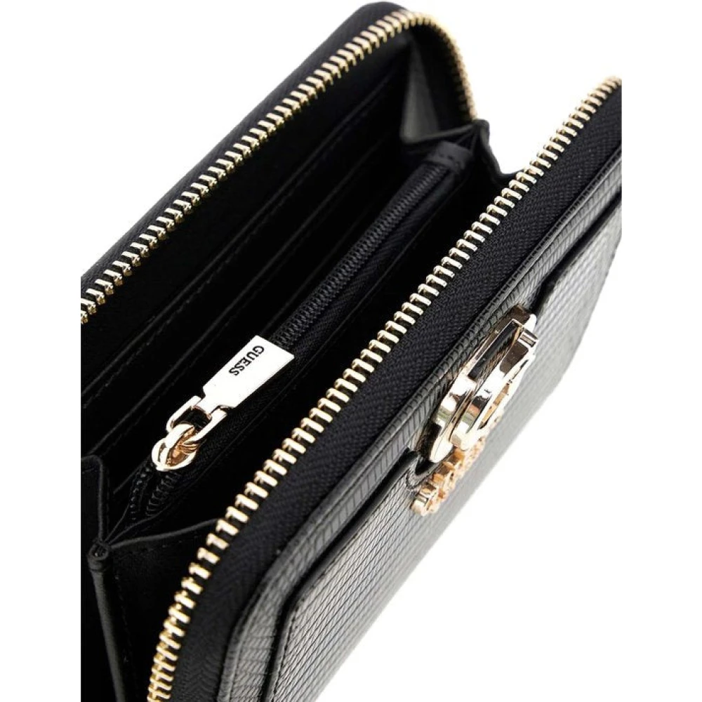 Guess Orlina Portemonnee Zwart Rits Sluiting Black Dames