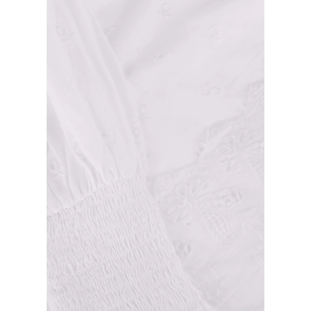 NEO NOIR Witte Geborduurde Blouse voor Vrouwen White Dames