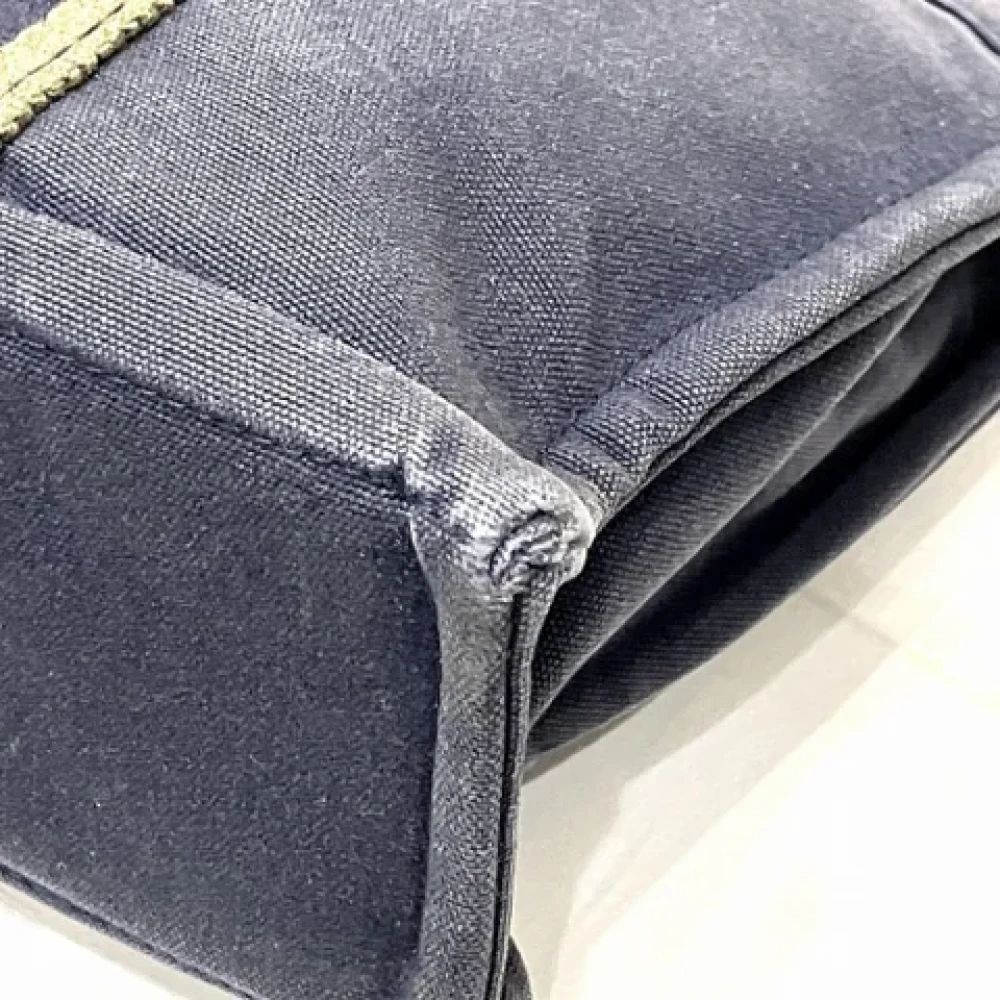 Hermès Vintage Pre-owned Canvas handbags Blue Dames