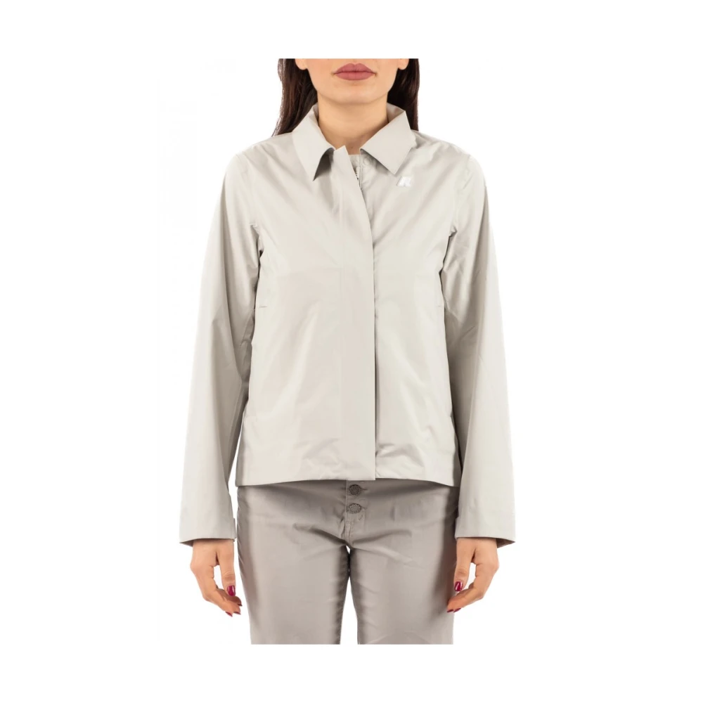 K-Way Vrouw Beige Dames, Jassen, : Extra Groot