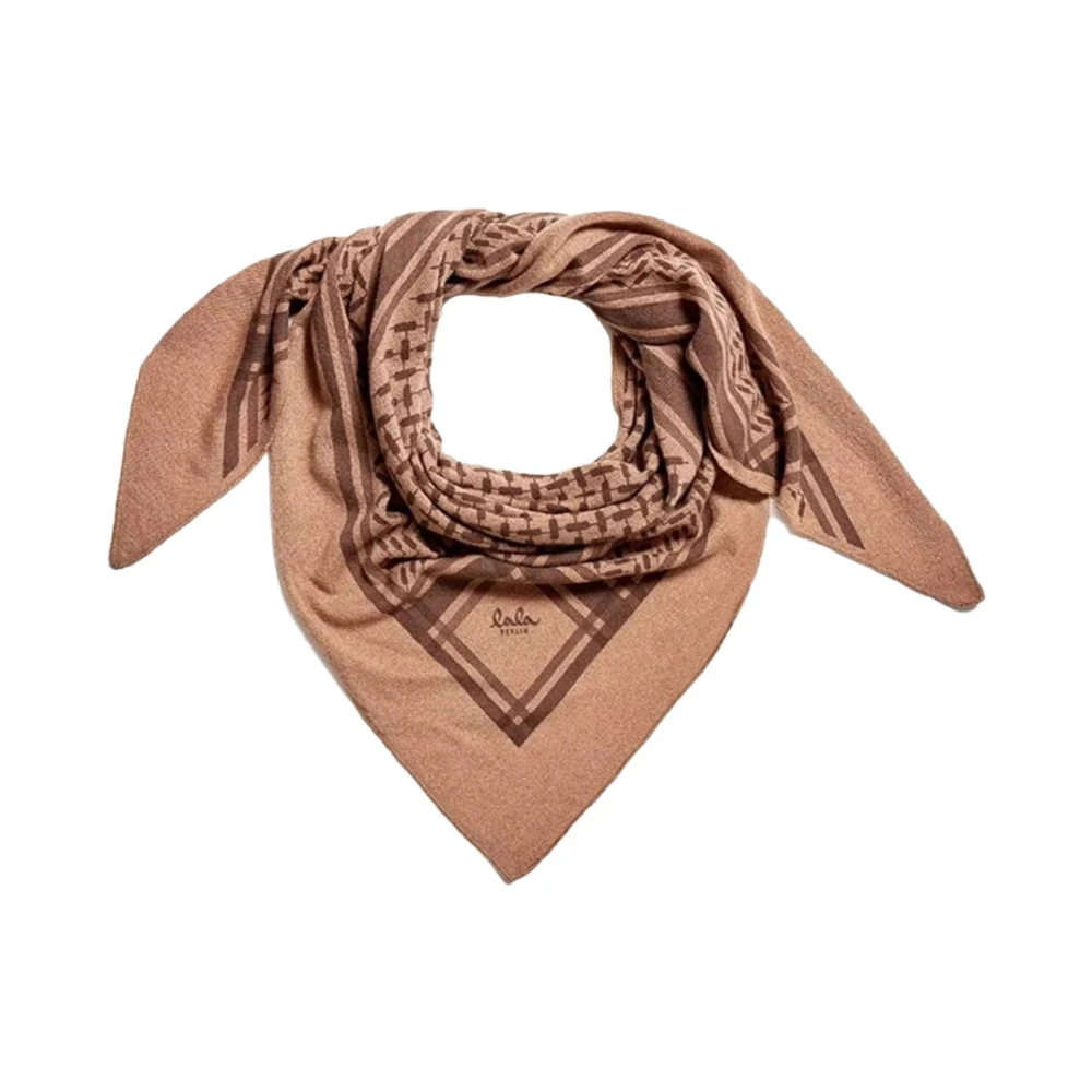 Lala Berlin Kasjmier Driehoek Klassiek Beige Brown Dames