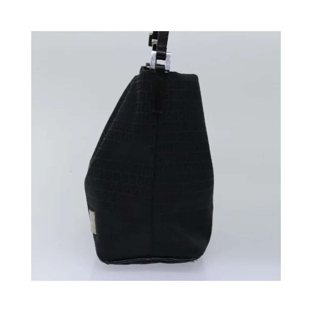 Fendi Vintage Pre-owned Canvas handbags Black Dames