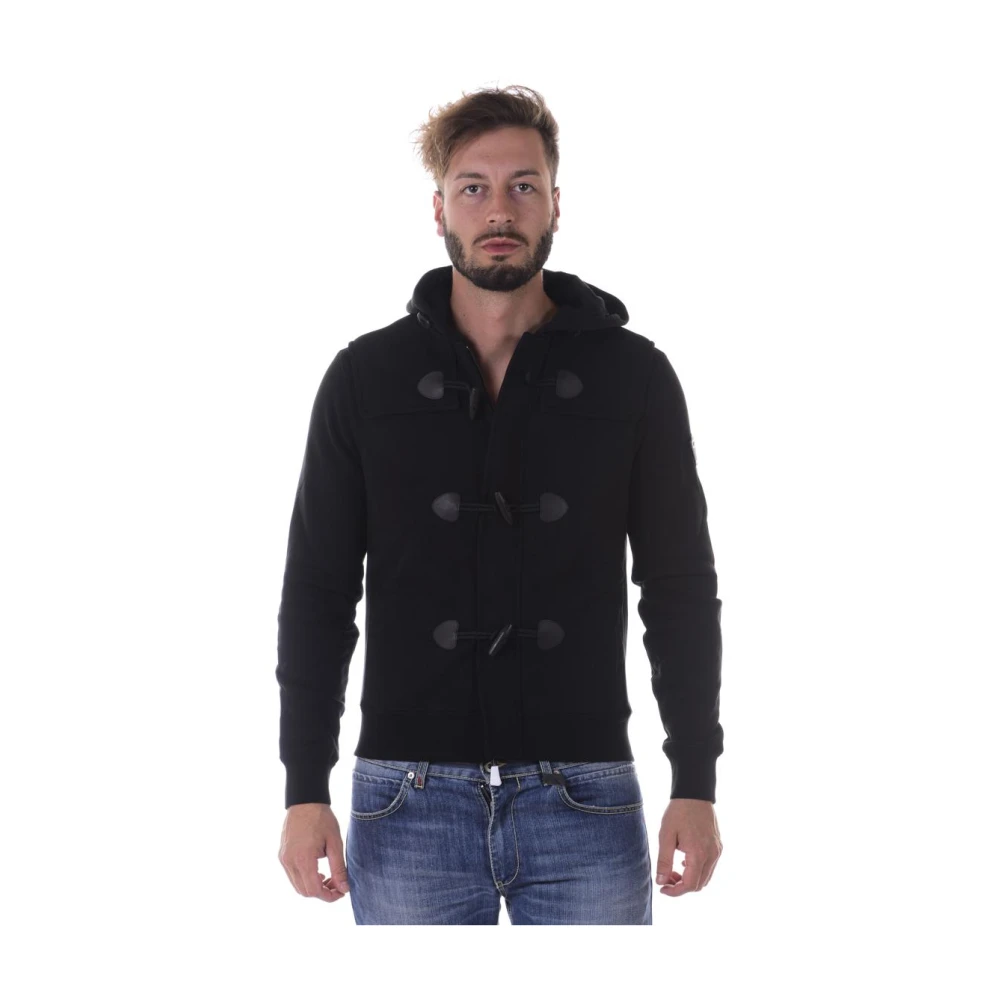 Armani Jeans Black Hooded Sweatshirt - Male - Zip-Throughs - Xl - Sweatshirts & Hoodies