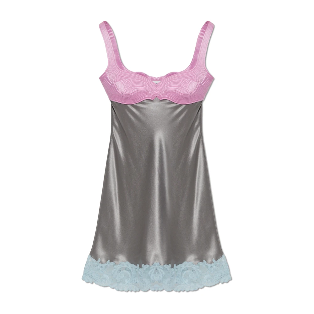 Versace Damen Grau Kleider, Xsgröße: