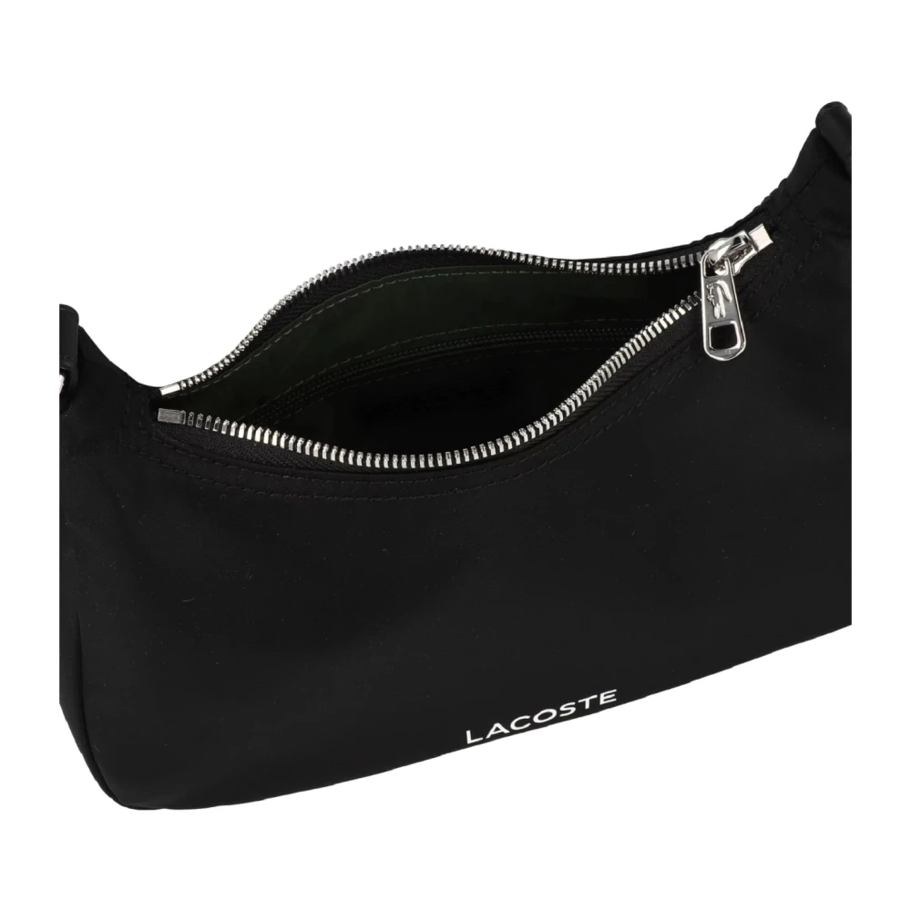 Lacoste Stijlvolle Schoudertas Zwart Black Dames