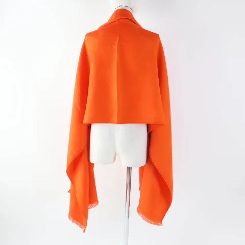 Hermès Vintage Pre-owned Fabric scarves Orange Dames