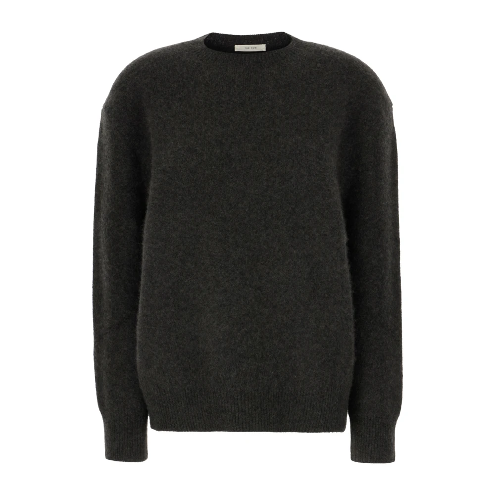 The Row Luxe Kasjmier Zijde Trui Black Dames
